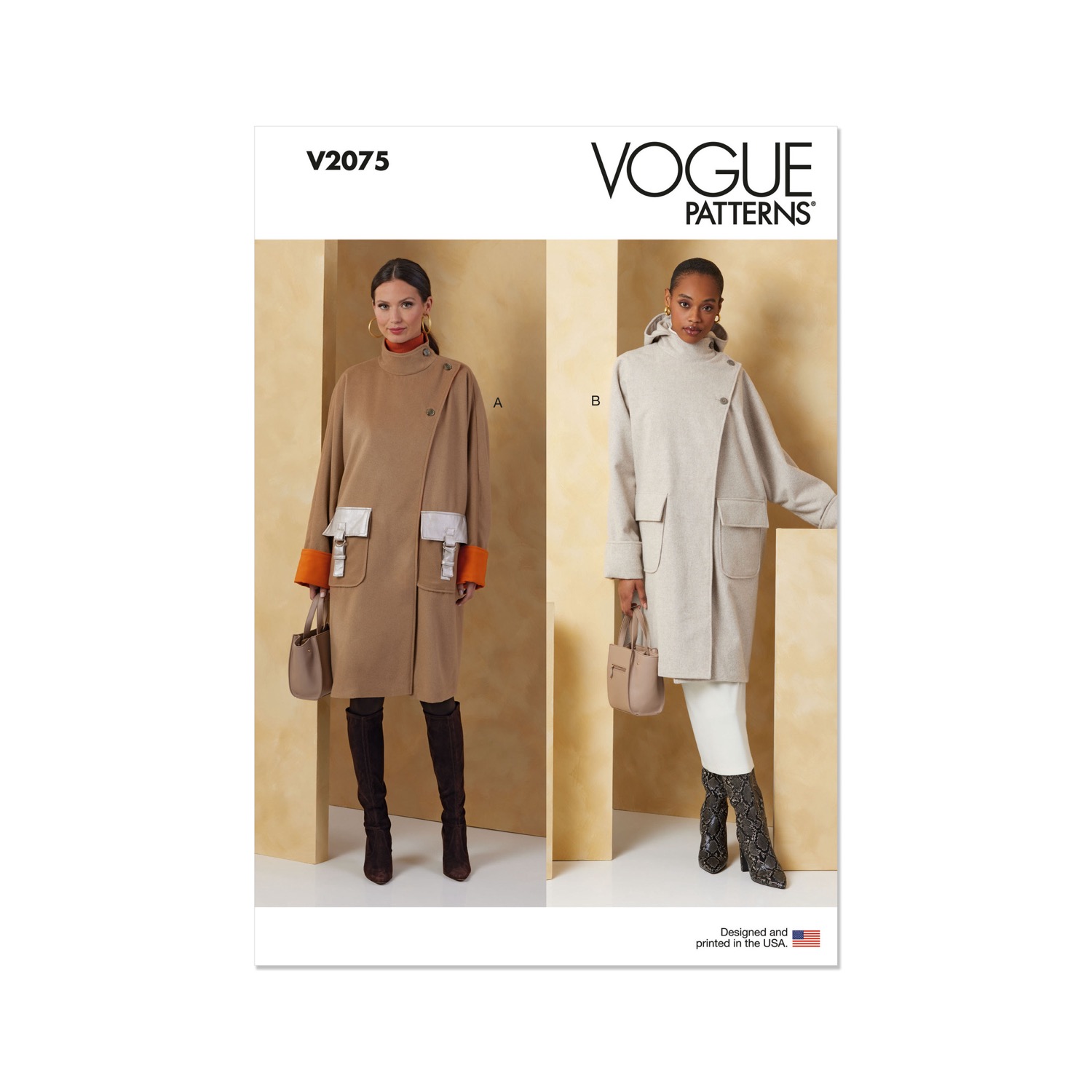 Einzelschnittmuster Vogue, kleine Größen, große Größen, Jacke, grün