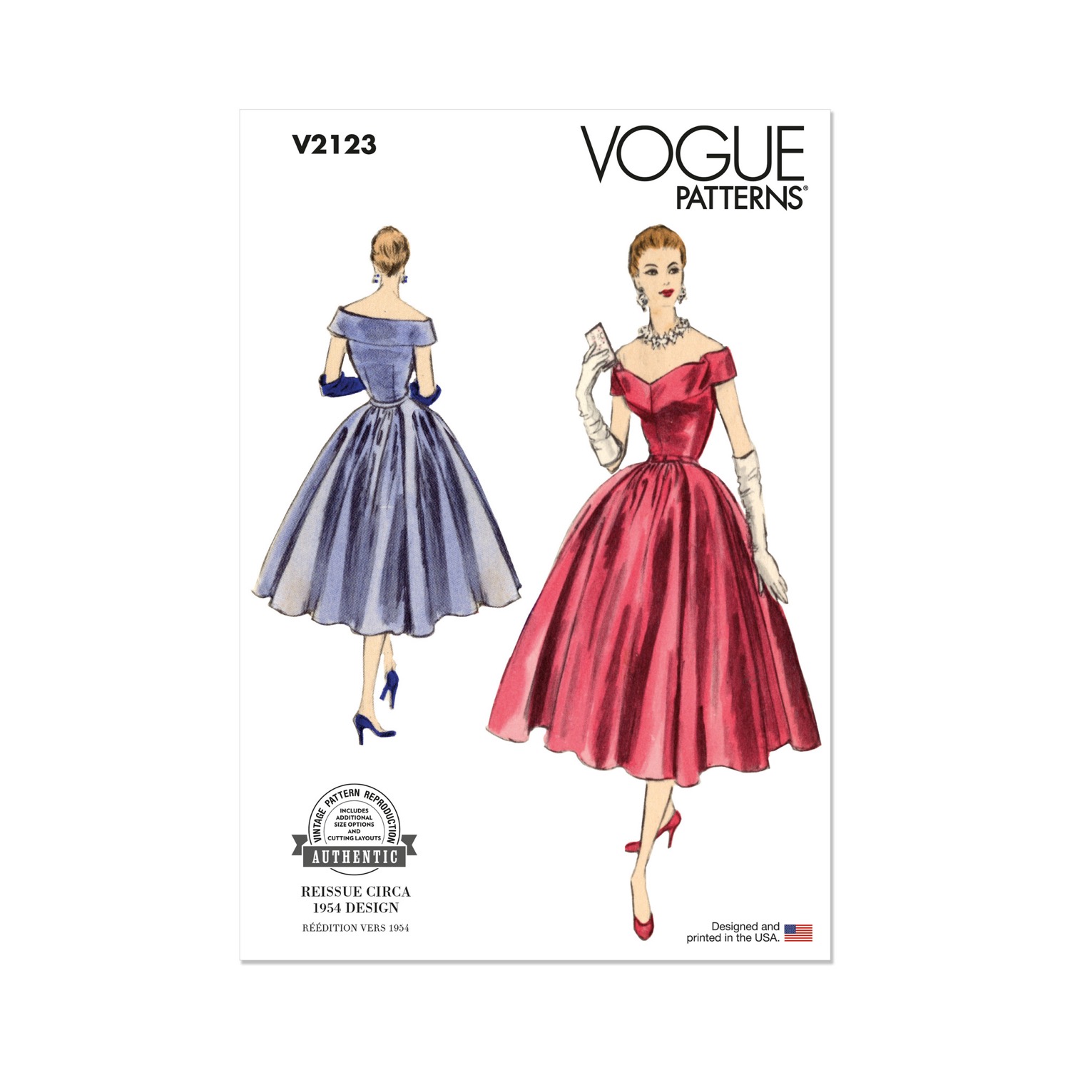 Einzelschnittmuster Vogue, kleine Größen, Kleid, orange