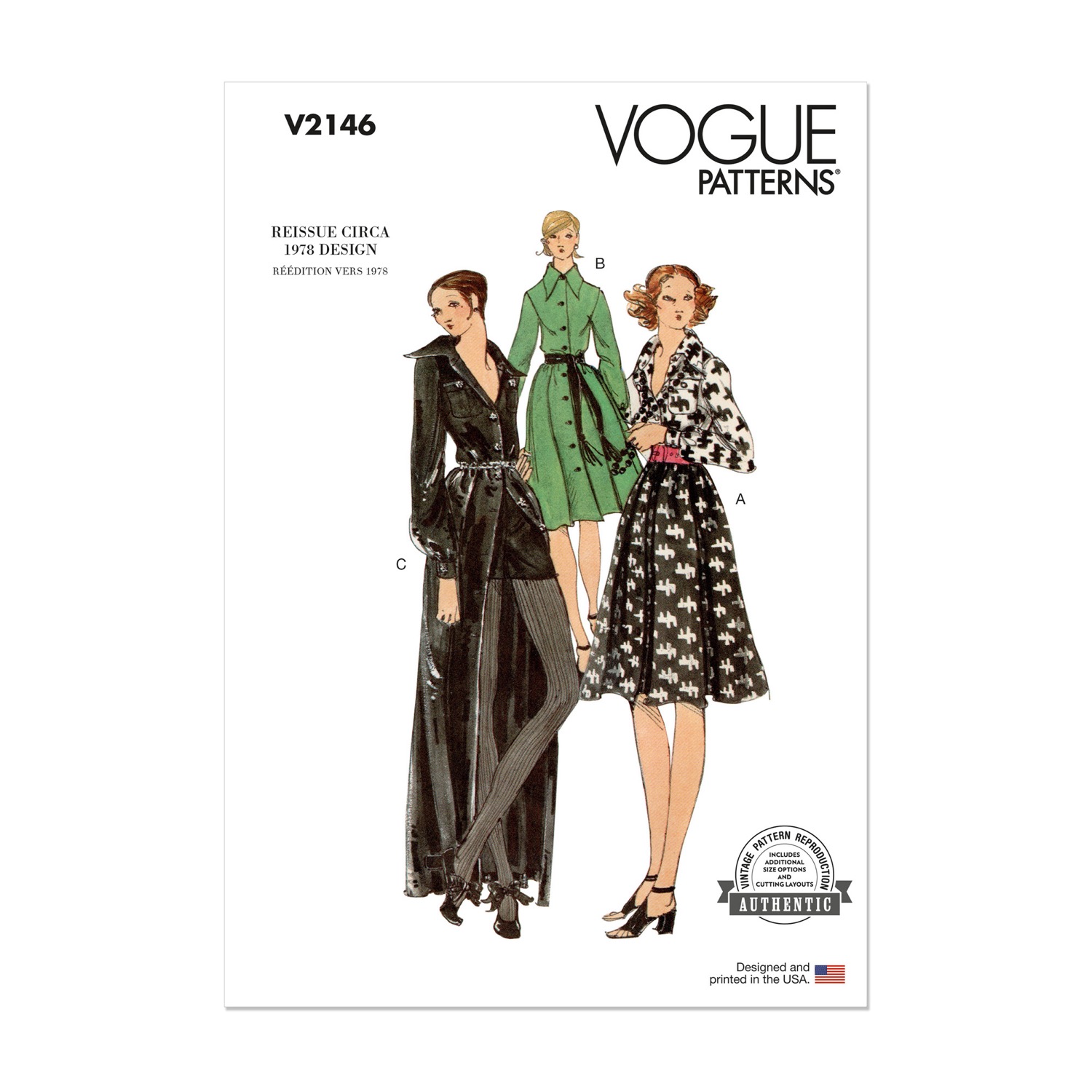 Einzelschnittmuster Vogue, kleine Größen, Kleid, orange