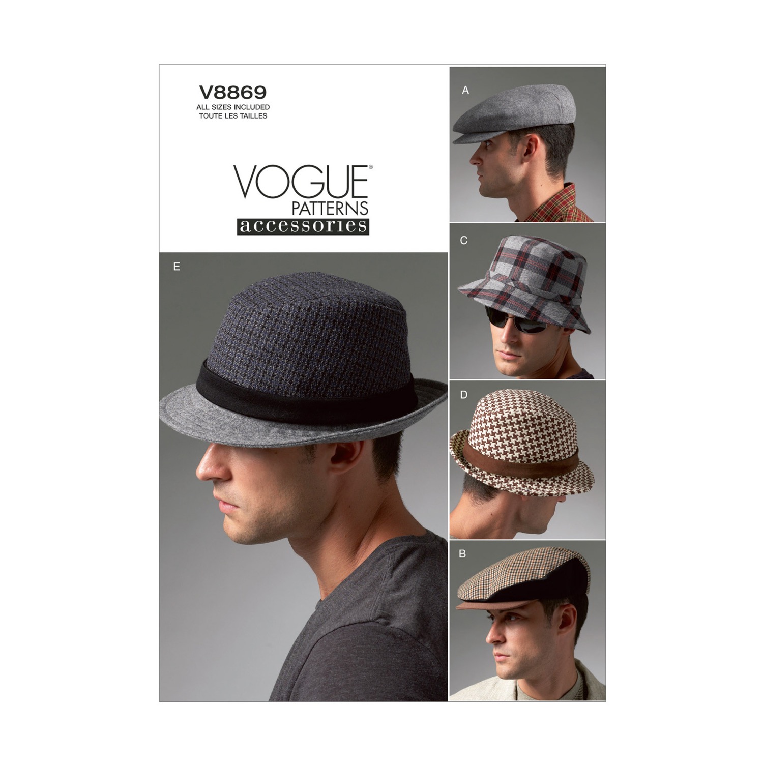 Einzelschnittmuster Vogue, große Größen, kleine Größen, Accessoire, Grün
