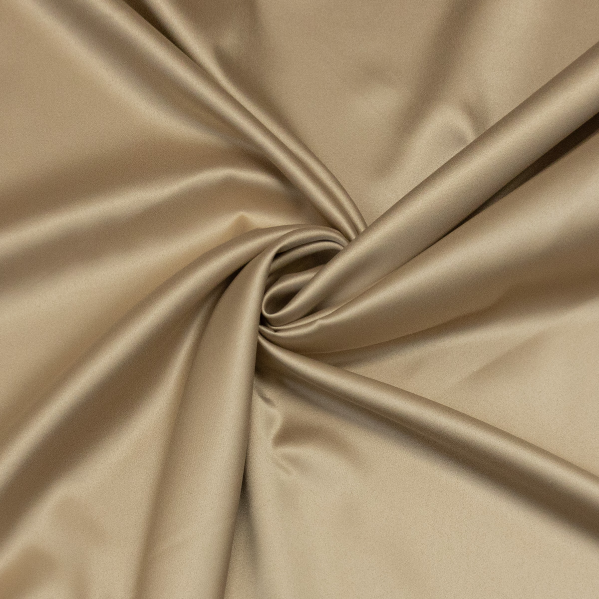Leichter Satin, beige, uni
