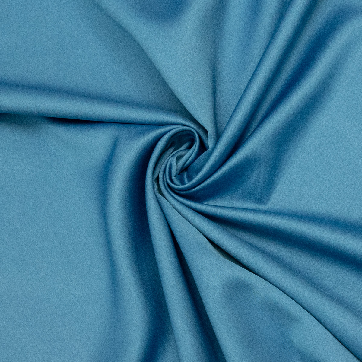 Satin, blau, uni