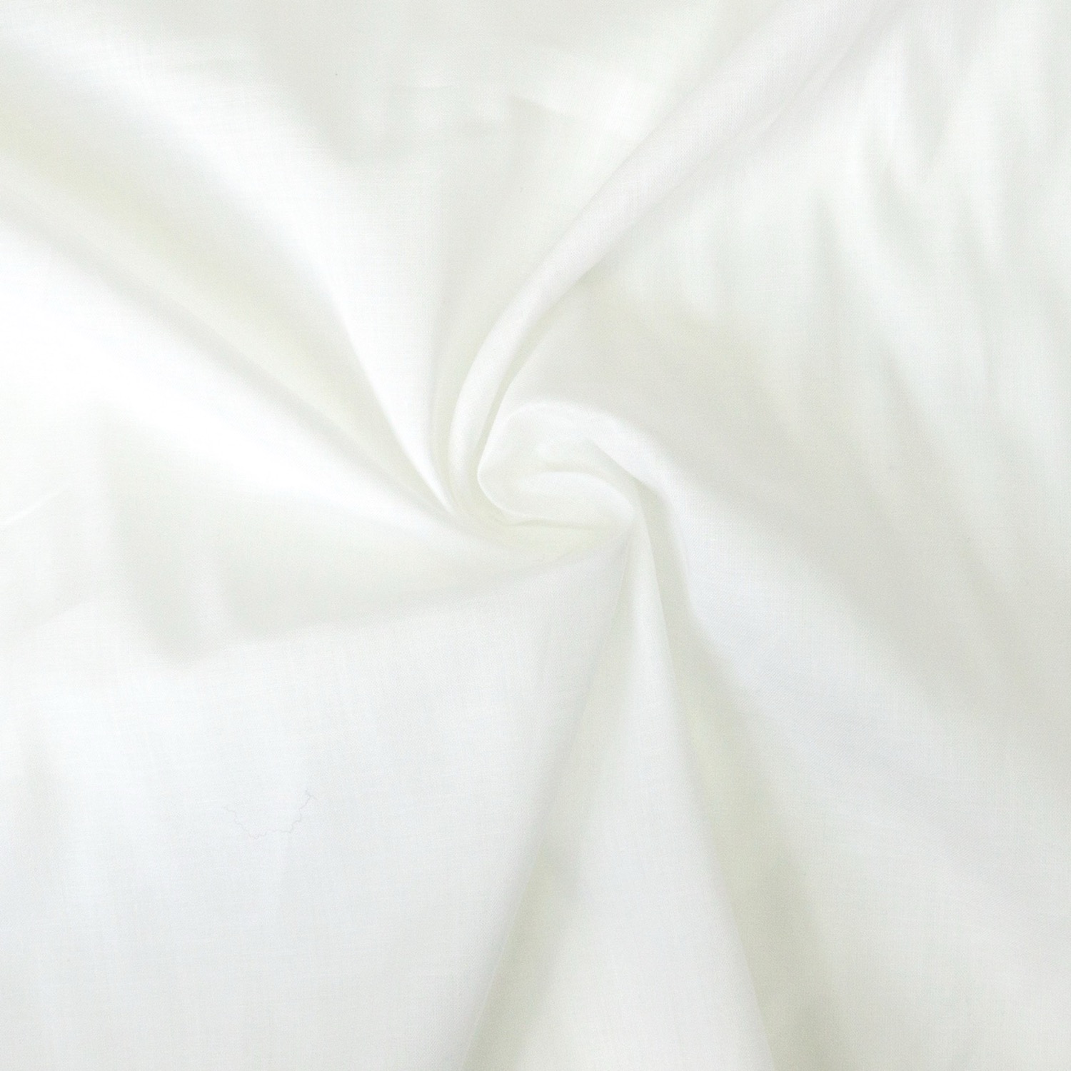 Bio Baumwollstoff, Voile, weiß, uni