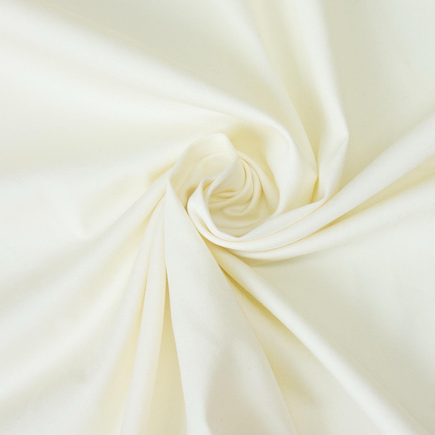 Baumwollstoff, Satin, offwhite, uni