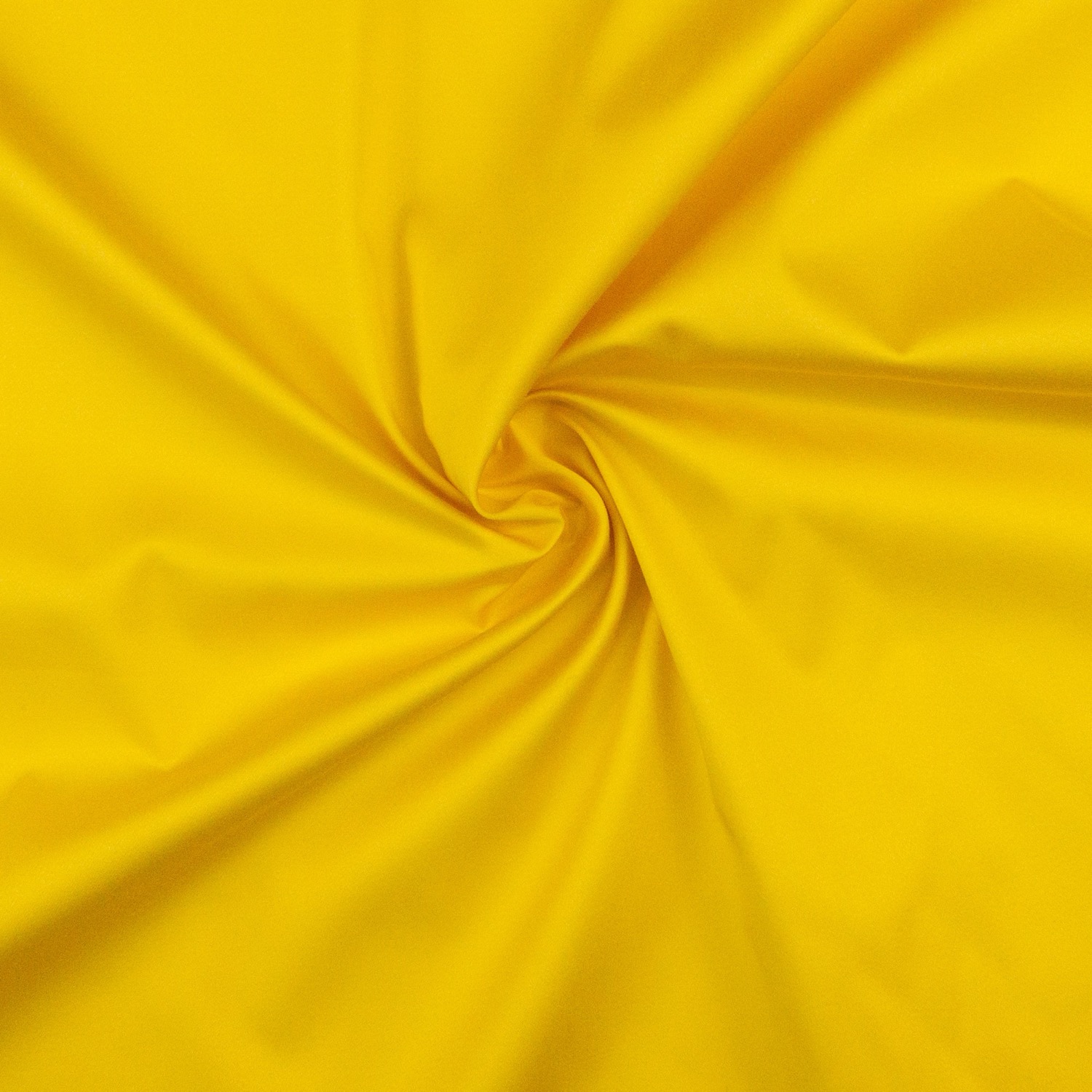 elastischer Baumwollstoff, Satin, gelb, uni