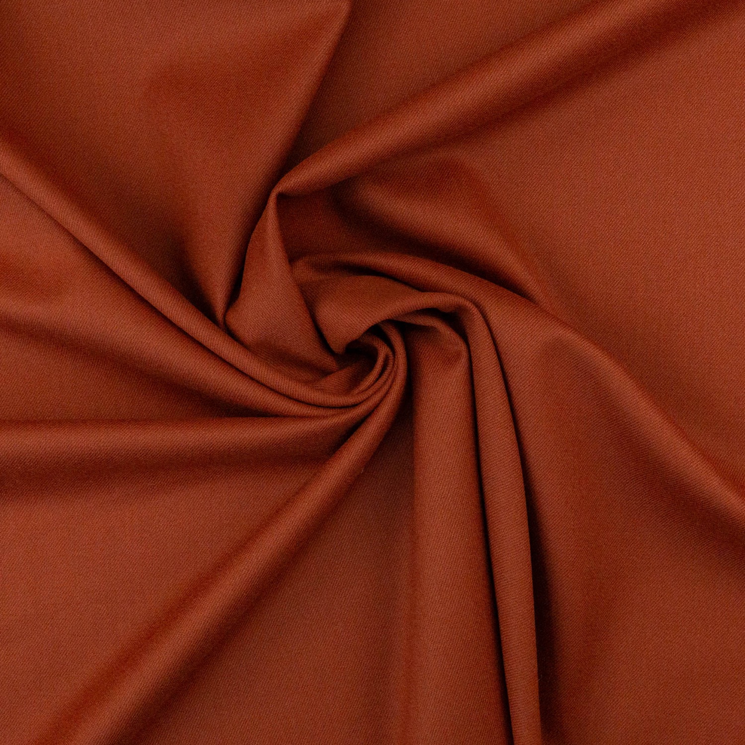 Wollstoff, Twill, rost, uni