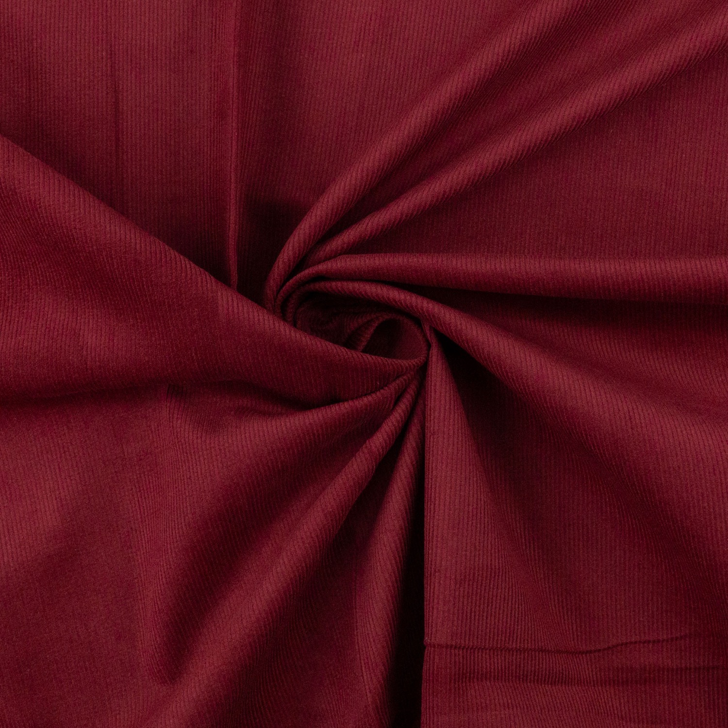 Feiner Cordstoff, dunkelrot, uni