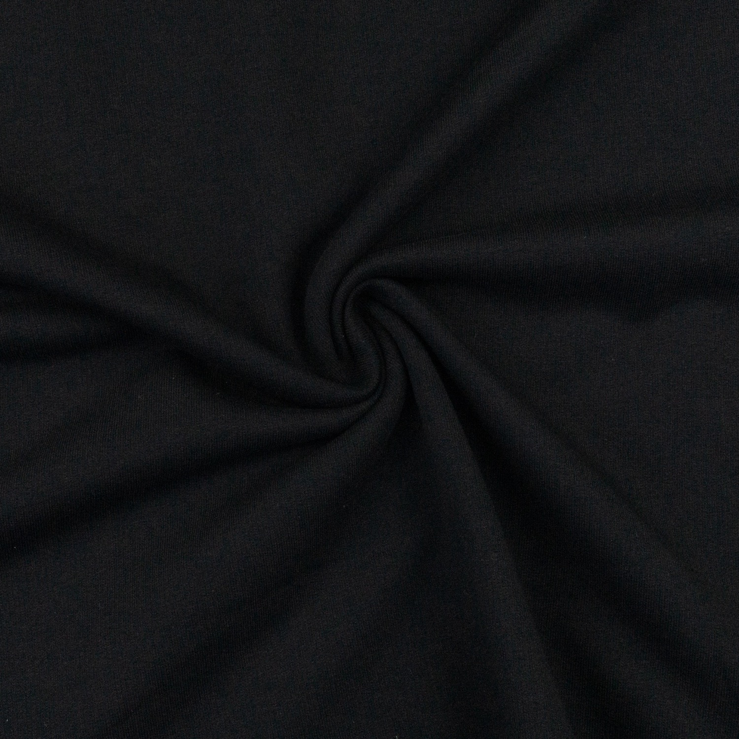Sweatstoff, schwarz, uni