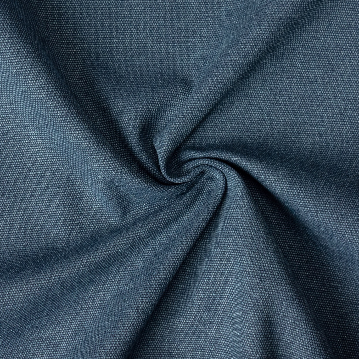 Robuster Baumwollstoff, Canvasstoff, jeansblau, uni, used Look
