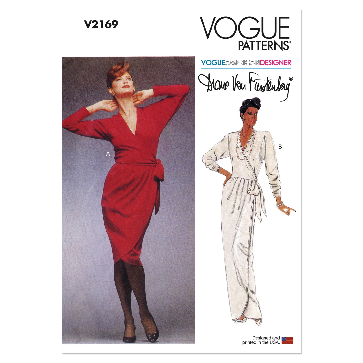 Einzelschnittmuster Vogue, Kleid, kleine Größen, orange